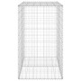 Gabionenwand mit Abdeckungen aus verzinktem Stahl 100x60x100 cm von vidaXL, Zaunpaneele - Ref: Foro24-147813, Preis: 76,99 €,...