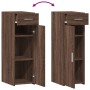 Aparador de madera de ingeniería marrón roble 30x42,5x93 cm de , Aparadores - Ref: Foro24-846277, Precio: 70,99 €, Descuento: %