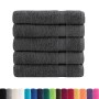 Shower towels 25 units 100% cotton anthracite 70x140 cm 600 gsm by , Towels - Ref: Foro24-137163, Price: 266,41 €, Discount: %