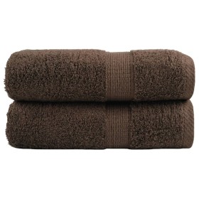 2 units of brown 100% cotton towels 30x30 cm 600 gsm by , Towels - Ref: Foro24-137227, Price: 9,99 €, Discount: %