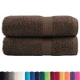 2 units of brown 100% cotton towels 30x30 cm 600 gsm by , Towels - Ref: Foro24-137227, Price: 9,95 €, Discount: %