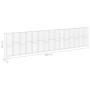 Gabionenwand mit verzinkten Stahlabdeckungen 900x30x200 cm von vidaXL, Zaunpaneele - Ref: Foro24-147819, Preis: 881,32 €, Rab...