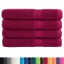 Sauna towels 4 units 100% cotton burgundy 80x200 cm 600 gsm by , Towels - Ref: Foro24-137219, Price: 74,27 €, Discount: %