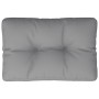 Cushion for pallet sofa, gray fabric, 50x40x12 cm by , Cushions for chairs and sofas - Ref: Foro24-360536, Price: 19,14 €, Di...