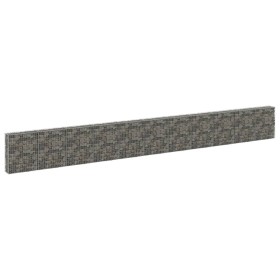 Gabion wall with galvanized steel covers 900x30x100 cm by vidaXL, fence panels - Ref: Foro24-147817, Price: 387,99 €, Discoun...