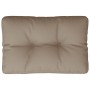 Kissen für Palettensofa aus grauem Taupe-Stoff 50x40x12 cm von , Kissen für Stühle und Sofas - Ref: Foro24-360543, Preis: 22,...