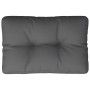 Cushion for anthracite gray fabric pallet sofa 60x40x12 cm by , Cushions for chairs and sofas - Ref: Foro24-360557, Price: 25...