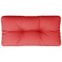 Cojín para palets de tela rojo 80x40x12 cm de , Cojines para sillas y sofás - Ref: Foro24-360607, Precio: 28,25 €, Descuento: %