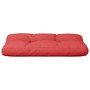 Cojín para palets de tela rojo 80x40x12 cm de , Cojines para sillas y sofás - Ref: Foro24-360607, Precio: 28,25 €, Descuento: %