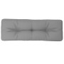 Cushion for pallet sofa, gray fabric, 120x40x12 cm by , Cushions for chairs and sofas - Ref: Foro24-360624, Price: 32,17 €, D...