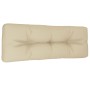 Cojín para sofá de palets de tela beige 120x40x12 cm de , Cojines para sillas y sofás - Ref: Foro24-360626, Precio: 36,99 €, ...