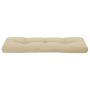 Cojín para sofá de palets de tela beige 120x40x12 cm de , Cojines para sillas y sofás - Ref: Foro24-360626, Precio: 36,99 €, ...