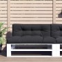 Cojín para sofá de palets de tela negro 120x40x12 cm de , Cojines para sillas y sofás - Ref: Foro24-360630, Precio: 27,59 €, ...