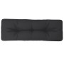 Cushion for black fabric pallet sofa 120x40x12 cm by , Cushions for chairs and sofas - Ref: Foro24-360630, Price: 28,14 €, Di...