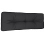 Cushion for black fabric pallet sofa 120x40x12 cm by , Cushions for chairs and sofas - Ref: Foro24-360630, Price: 28,14 €, Di...