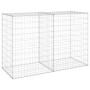 Gabion wall with galvanized steel covers 150x60x100 cm by vidaXL, fence panels - Ref: Foro24-147814, Price: 106,86 €, Discoun...