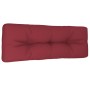 Cushion for pallet sofa in red wine fabric 120x40x12 cm by , Cushions for chairs and sofas - Ref: Foro24-360632, Price: 26,29...