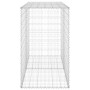 Gabion wall with galvanized steel covers 150x60x100 cm by vidaXL, fence panels - Ref: Foro24-147814, Price: 106,86 €, Discoun...