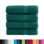 Bathroom towels 4 units 100% cotton green 100x150 cm 600 gsm by , Towels - Ref: Foro24-137336, Price: 70,72 €, Discount: %