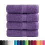 Toallas 4 unidades 100% algodón morado 30x30 cm 600 gsm de , Toallas - Ref: Foro24-137348, Precio: 12,34 €, Descuento: %