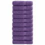 Toallas de mano 10 uds 100% algodón morado 50x100 cm 600 gsm de , Toallas - Ref: Foro24-137355, Precio: 63,77 €, Descuento: %