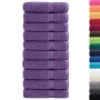 Toallas de mano 10 uds 100% algodón morado 50x100 cm 600 gsm de , Toallas - Ref: Foro24-137355, Precio: 63,77 €, Descuento: %