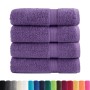 Toallas de ducha 4 uds 100% algodón morado 70x140 cm 600 gsm de , Toallas - Ref: Foro24-137357, Precio: 48,27 €, Descuento: %