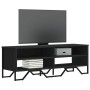 TV-Möbel aus schwarzem Ingenieurholz 122x34x41 cm von , TV-Möbel - Ref: Foro24-848569, Preis: 76,75 €, Rabatt: %