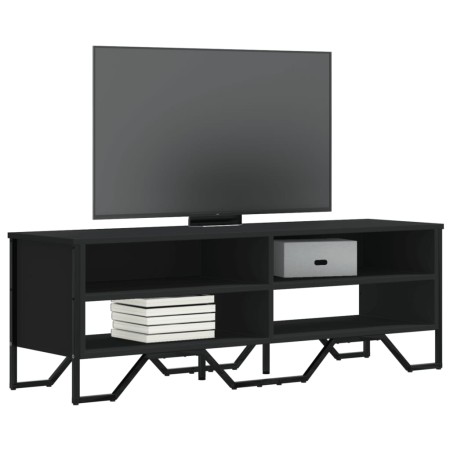 Mueble de TV madera de ingeniería negro 122x34x41 cm de , Muebles TV - Ref: Foro24-848569, Precio: 76,75 €, Descuento: %