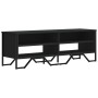 Mueble de TV madera de ingeniería negro 122x34x41 cm de , Muebles TV - Ref: Foro24-848569, Precio: 76,75 €, Descuento: %