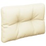 Cushions for pallet sofa, 2 units, cream fabric. by , Cushions for chairs and sofas - Ref: Foro24-360647, Price: 27,85 €, Dis...