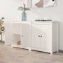 Sideboard 2 Einheiten aus massivem Weißkiefernholz 70x35x80 cm von vidaXL, Sideboards - Ref: Foro24-3114065, Preis: 176,45 €,...