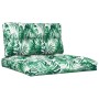 Cushions for pallets, 2 units, leaf print fabric by , Cushions for chairs and sofas - Ref: Foro24-360723, Price: 52,99 €, Dis...