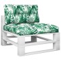 Cushions for pallets, 2 units, leaf print fabric by , Cushions for chairs and sofas - Ref: Foro24-360723, Price: 52,99 €, Dis...