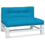 Palettenkissen, 2 Stück, blauer Stoff von , Kissen für Stühle und Sofas - Ref: Foro24-360737, Preis: 81,95 €, Rabatt: %