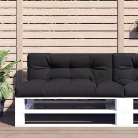 Cushions for pallets, 2 units, black fabric by , Cushions for chairs and sofas - Ref: Foro24-360740, Price: 76,99 €, Discount: %