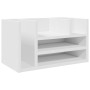 Organizador escritorio madera ingeniería blanco 44,5x24x25 cm de , Clasificación y organización - Ref: Foro24-848038, Precio:...