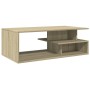 Mesa de centro madera de ingeniería roble Sonoma 102x55x35 cm de , Mesas de centro - Ref: Foro24-848012, Precio: 80,99 €, Des...