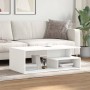 Weißer Couchtisch aus Holzwerkstoff 102x55x35 cm von , Couchtisch - Ref: Foro24-848010, Preis: 82,99 €, Rabatt: %