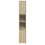 Armario de baño madera contrachapada color roble 30x30x183,5 cm de , Muebles de baño - Ref: Foro24-849608, Precio: 70,59 €, D...