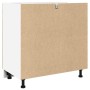 Armario inferior cajón contrachapado color roble 80x46x81,5cm de , Armarios de cocina - Ref: Foro24-849615, Precio: 90,45 €, ...