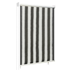 Anthracite gray and white striped roller blind 80x140 cm by vidaXL, Blinds and blinds - Ref: Foro24-312680, Price: 28,99 €, D...