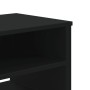 Engineered wood TV stand in black, 180x34x41 cm by , TV Furniture - Ref: Foro24-848574, Price: 101,95 €, Discount: %