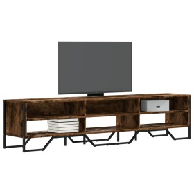 Engineered wood TV stand in smoked oak, 180x34x41 cm by , TV Furniture - Ref: Foro24-848576, Price: 98,98 €, Discount: %