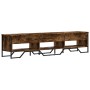 Engineered wood TV stand in smoked oak, 180x34x41 cm by , TV Furniture - Ref: Foro24-848576, Price: 98,98 €, Discount: %