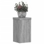 Soportes de plantas 2 uds madera gris Sonoma 10x10x18 cm de , Soportes para macetas - Ref: Foro24-852884, Precio: 21,65 €, De...