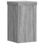 Pflanzenständer 2 Stück Holz Grau Sonoma 10x10x18 cm von , Topfständer - Ref: Foro24-852884, Preis: 21,65 €, Rabatt: %