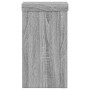 Soportes de plantas 2 uds madera gris Sonoma 10x10x18 cm de , Soportes para macetas - Ref: Foro24-852884, Precio: 21,65 €, De...