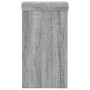 Soportes de plantas 2 uds madera gris Sonoma 10x10x18 cm de , Soportes para macetas - Ref: Foro24-852884, Precio: 21,65 €, De...