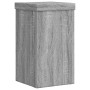 Soportes de plantas 2 uds madera gris Sonoma 10x10x18 cm de , Soportes para macetas - Ref: Foro24-852884, Precio: 21,65 €, De...